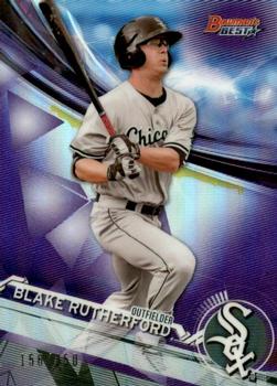 2017 Bowman's Best - Top Prospects Purple Refractor #TP-29 Blake Rutherford Front