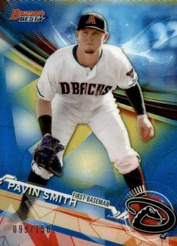2017 Bowman's Best - Top Prospects Blue Refractor #TP-28 Pavin Smith Front