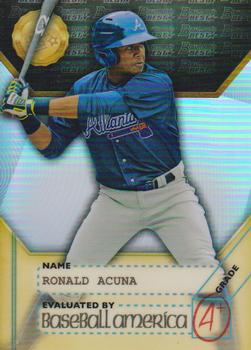 2017 Bowman's Best - Baseball America’s 2017 Dean’s List #BADL-RA Ronald Acuna Front