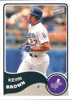 2003 Bazooka #257 Kevin Brown Front