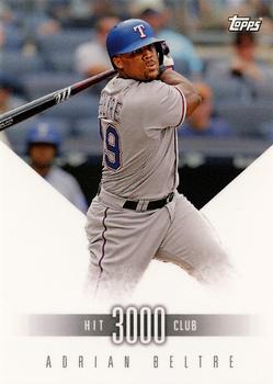 2017 Topps On-Demand 3,000 Hit Club #1 Adrian Beltre Front
