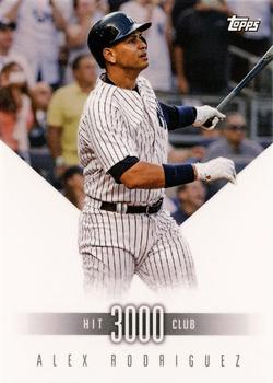 2017 Topps On-Demand 3,000 Hit Club #5 Alex Rodriguez Front