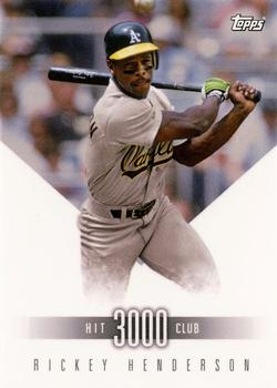 2017 Topps On-Demand 3,000 Hit Club #9 Rickey Henderson Front