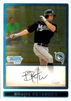2009 Bowman - Chrome Prospects #BCP89 Bryan Petersen Front