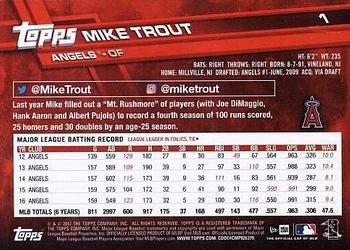2017 Topps New Era #1 Mike Trout Back