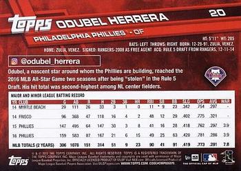 2017 Topps New Era #20 Odubel Herrera Back