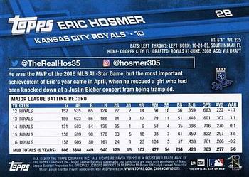 2017 Topps New Era #28 Eric Hosmer Back