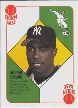 2003 Topps - Blue Backs #NNO Alfonso Soriano Front