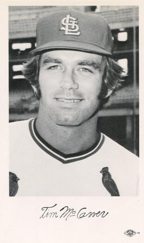 1973 St. Louis Cardinals Photocards #NNO Tim McCarver Front