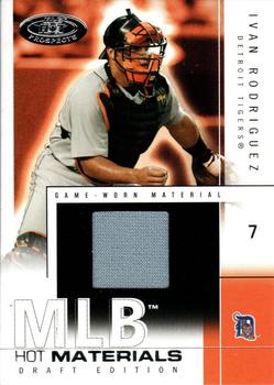 2004 Fleer Hot Prospects Draft Edition - MLB Hot Materials #HM/IR Ivan Rodriguez Front