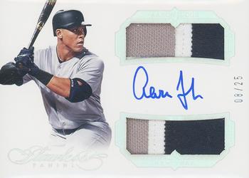 2017 Panini Flawless - Dual Rookie Patch Autographs #DRPA-AJ Aaron Judge Front