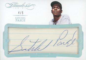 2017 Panini Flawless - Flawless Cuts #FC-SP Satchel Paige Front