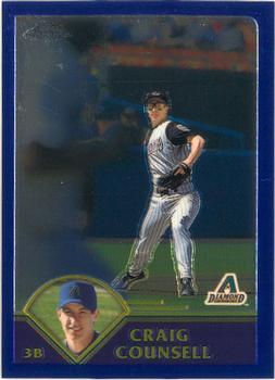 2003 Topps Chrome #34 Craig Counsell Front