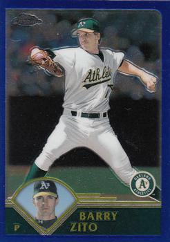 2003 Topps Chrome #75 Barry Zito Front