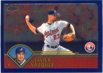 2003 Topps Chrome #234 Javier Vazquez Front