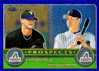 2003 Topps Chrome #434 Chad Tracy / Lyle Overbay Front