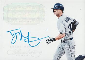 2017 Panini Flawless - Flawless Debut Signatures #FDS-TN Tyler Naquin Front