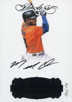 2017 Panini Flawless - Flawless Signatures Black #FS-MO Marcell Ozuna Front