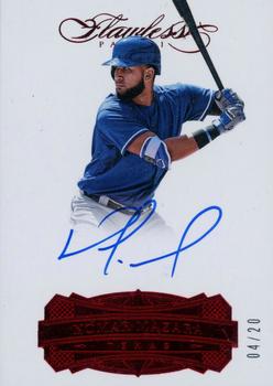 2017 Panini Flawless - Flawless Signatures Ruby #FS-NM Nomar Mazara Front