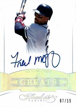 2017 Panini Flawless - Greats Autographs #GA-FM Fred McGriff Front