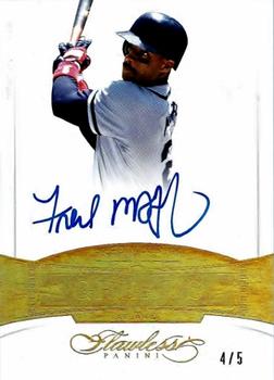2017 Panini Flawless - Greats Autographs Gold #GA-FM Fred McGriff Front