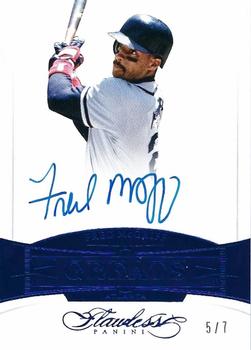2017 Panini Flawless - Greats Autographs Sapphire #GA-FM Fred McGriff Front