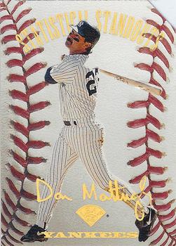 1995 Leaf - Statistical Standouts Promos #3 Don Mattingly Front
