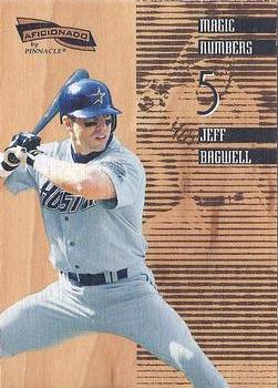 1996 Pinnacle Aficionado - Magic Numbers Samples #5 Jeff Bagwell Front