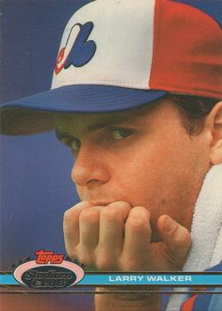 1991 Stadium Club #93 Larry Walker Front