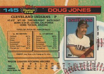 1991 Stadium Club #145 Doug Jones Back