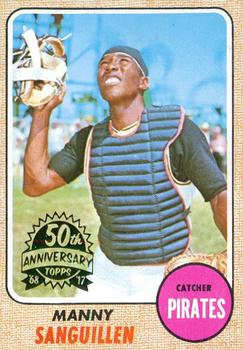 2017 Topps Heritage - 50th Anniversary Buybacks #251 Manny Sanguillen Front