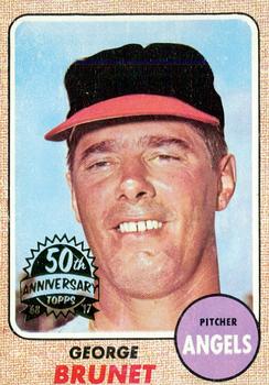 2017 Topps Heritage - 50th Anniversary Buybacks #347 George Brunet Front