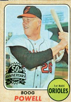 2017 Topps Heritage - 50th Anniversary Buybacks #381 Boog Powell Front
