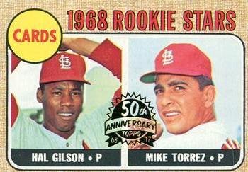 2017 Topps Heritage - 50th Anniversary Buybacks #162 Cardinals 1968 Rookie Stars - Gilson / Torrez Front