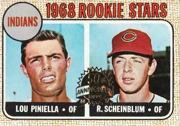 2017 Topps Heritage - 50th Anniversary Buybacks #16 Indians 1968 Rookie Stars - Piniella / Scheinblum Front