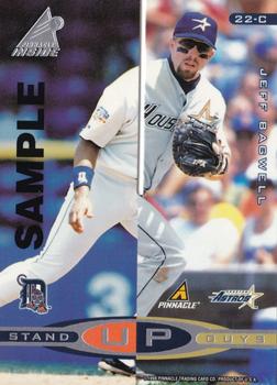 1998 Pinnacle Inside - Stand Up Guys Samples #22-C / 22-D Jeff Bagwell / Tony Clark / Mark McGwire / Frank Thomas Front