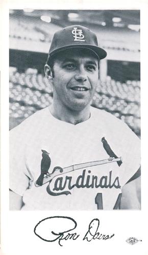 1968 St. Louis Cardinals Photocards #NNO Ron Davis Front