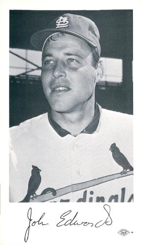 1968 St. Louis Cardinals Photocards #NNO John Edwards Front