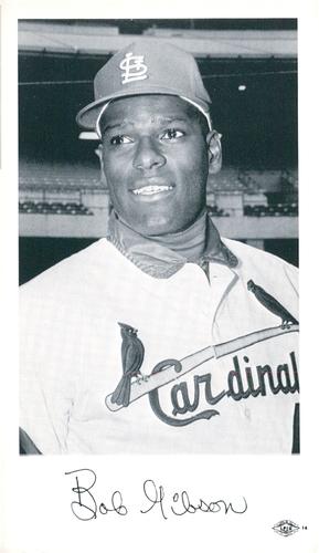 1968 St. Louis Cardinals Photocards #NNO Bob Gibson Front