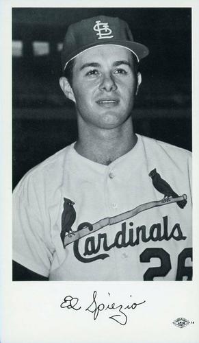 1968 St. Louis Cardinals Photocards #NNO Ed Spiezio Front