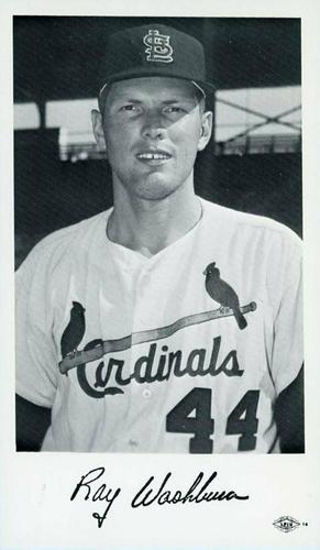 1968 St. Louis Cardinals Photocards #NNO Ray Washburn Front