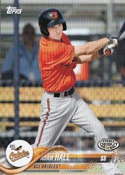 2018 Topps Pro Debut #174 Adam Hall Front