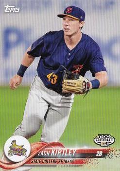 2018 Topps Pro Debut #182 Zach Kirtley Front