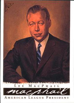 2003 Topps Gallery Hall of Fame #40 Lee MacPhail (American League President) Front