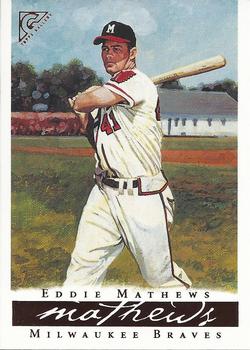 2003 Topps Gallery Hall of Fame #45 Eddie Mathews Front