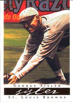 2003 Topps Gallery Hall of Fame #58 George Sisler Front