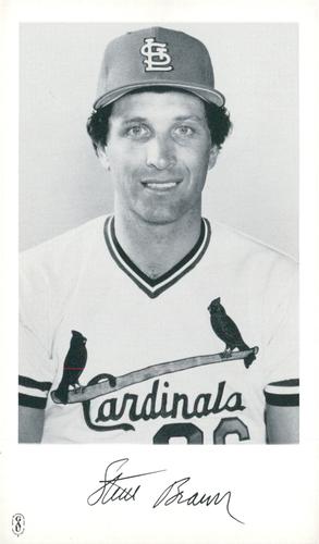 1984 St. Louis Cardinals Photocards #NNO Steve Braun Front