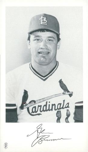 1984 St. Louis Cardinals Photocards #NNO Glenn Brummer Front
