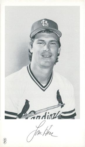 1984 St. Louis Cardinals Photocards #NNO Tom Herr Front