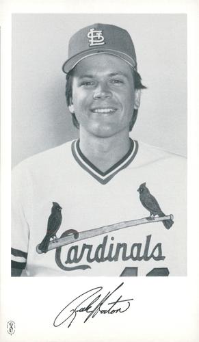 1984 St. Louis Cardinals Photocards #NNO Rick Horton Front